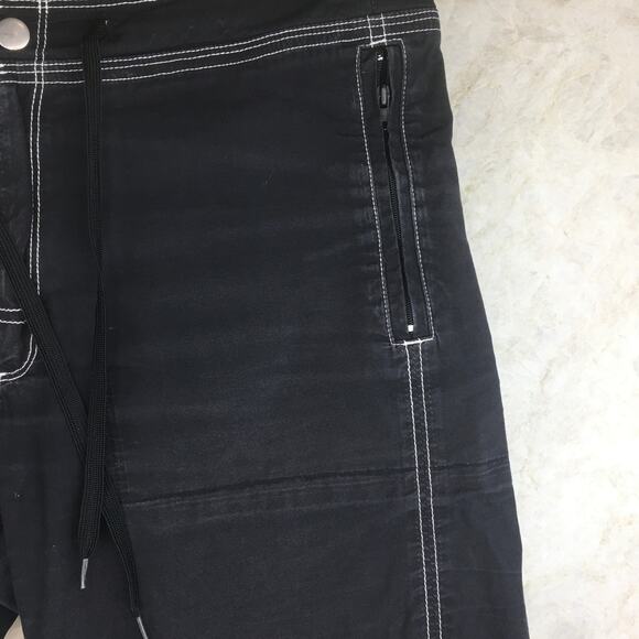 Aspire Vintage Double Stritch Black Shorts  Men's Size Small - Picture 9 of 13